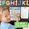 Video Game Kids Chore Chart, Reward Sticker Charts & Day-N-Night Routine Chart Bundle, Multicolors - Paper Goods - 3