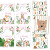 6-Piece Woodland Girl Baby Closet Dividers & 6-Piece Nursery Wall Art Prints Baby Shower Gift, Multicolors - Keepsakes & Mementos - 1 - thumbnail