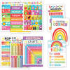 16-Piece Laminated Colorful Prek & Kindergarten Posters, 12-Piece Math Basics Posters & 8-Piece Calming Corner Posters, Multicolors - Paper Goods - 1 - thumbnail