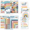 16-Piece Laminated Boho Rainbow Prek & Kindergarten Posters, 12-Piece Math Basics Posters & 8-Piece Calming Corner Posters, Multicolors - Paper Goods - 1 - thumbnail