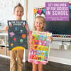 16-Piece Colorful Prek & Kindergarten Posters & 9-Piece Phonics & Vowels Posters, Multicolors - Paper Goods - 4