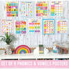 16-Piece Colorful Prek & Kindergarten Posters & 9-Piece Phonics & Vowels Posters, Multicolors - Paper Goods - 6