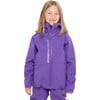 Turas All Season 3-Layer Waterproof Chin Guard Zipper Jacket, Purple Panda - Jackets - 1 - thumbnail