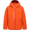 Turas All Season 3-Layer Waterproof Chin Guard Zipper Jacket, Red Orange - Jackets - 2