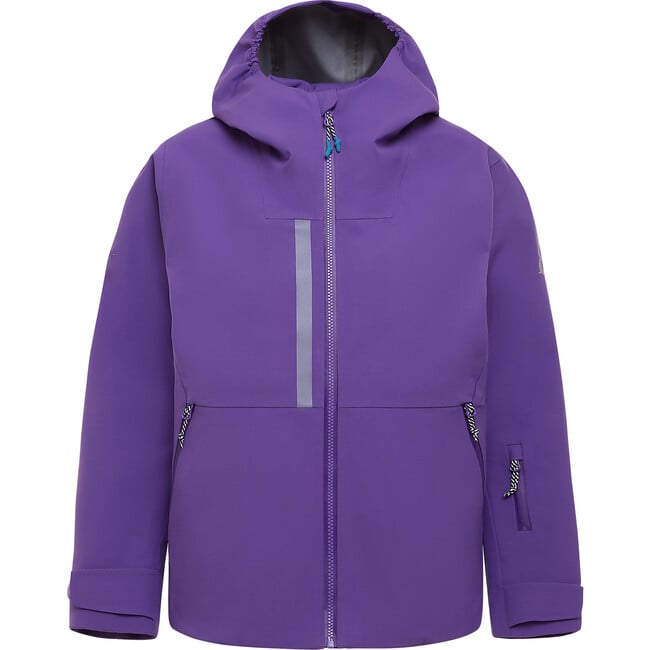 Turas All Season 3-Layer Waterproof Chin Guard Zipper Jacket, Purple Panda - Jackets - 2