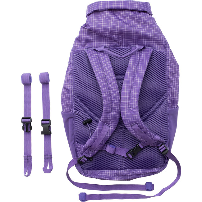 Eon Lightweight Mesh Shoulder Waterproof Backpack 14L, Purple Panda - Backpacks - 2