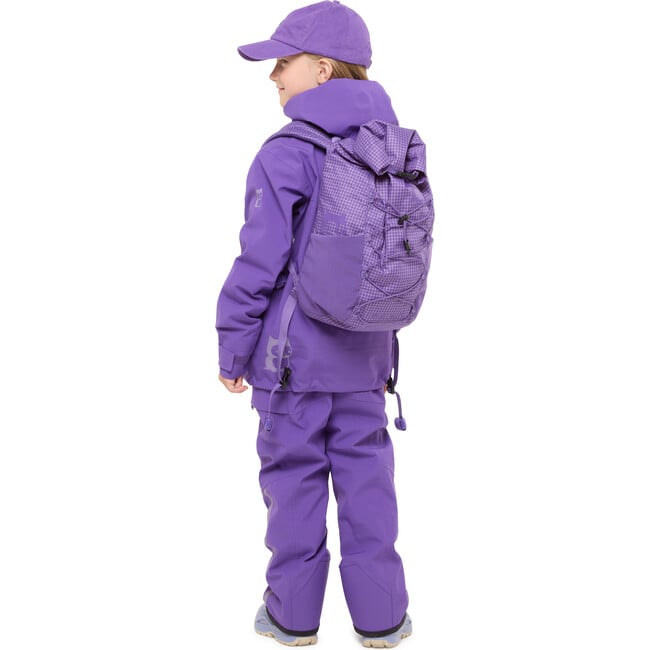 Turas All Season 3-Layer Waterproof Chin Guard Zipper Jacket, Purple Panda - Jackets - 4