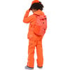 Turas All Season 3-Layer Waterproof Chin Guard Zipper Jacket, Red Orange - Jackets - 4