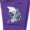 Dait All Season 3-Layer Waterproof Adjustable Bib Pants, Purple Panda - Snow Pants - 5