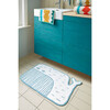 Whale Absorbent Cotton Bath Mat, White