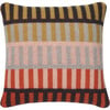 Shiel Square Lambswool Knitted Cushion, Red - Decorative Pillows - 1 - thumbnail