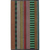 Multi Striped Jacquard Cotton Bath Towel, Multicolors - Towels - 1 - thumbnail