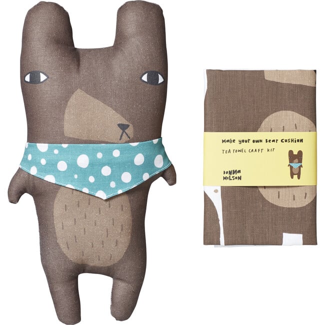 Make Your Own Bear Tea Towel Craft Kit, Multicolors