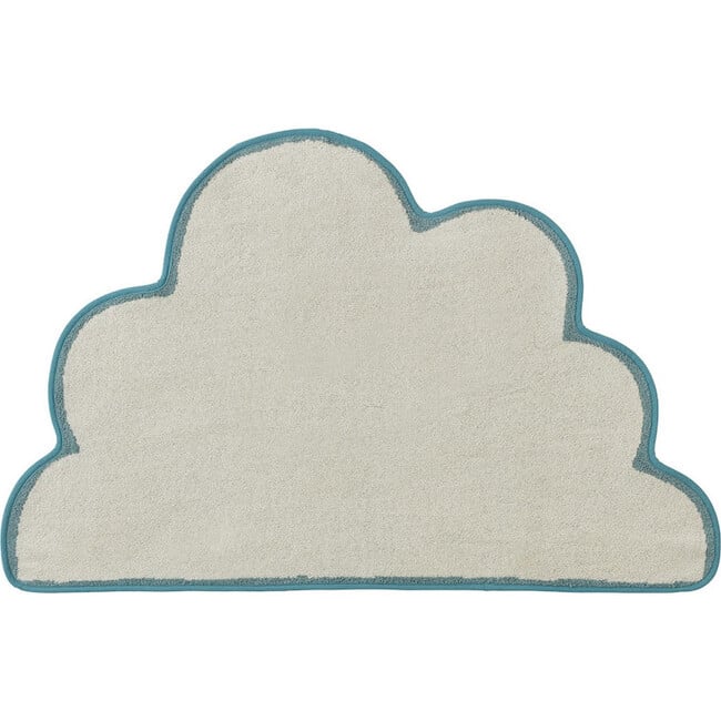 Cloud Absorbent Cotton Bath Mat, White