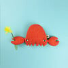 Crabby Lambswool Stuffed Crab, Orange - Decorative Pillows - 3