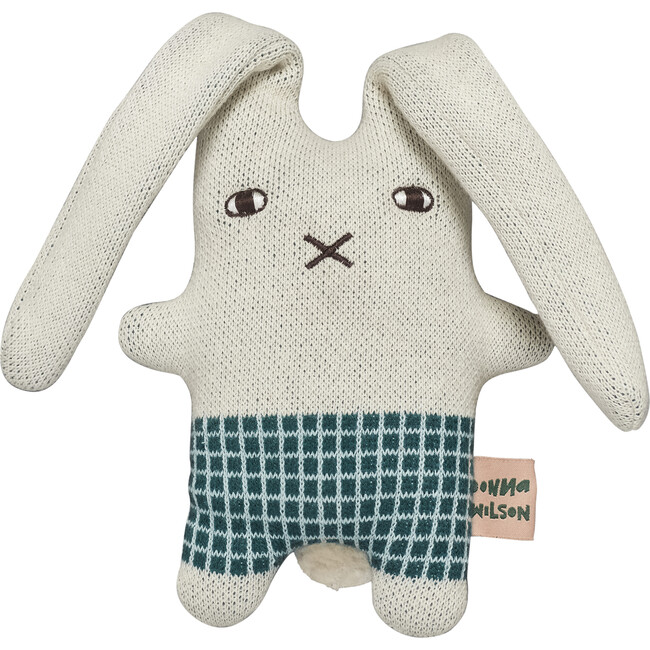 Bonnie Wee One Cotton Bunny, White - Plush - 2