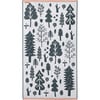 Forest Tree Jacquard Cotton Bath Towel, Green - Towels - 2