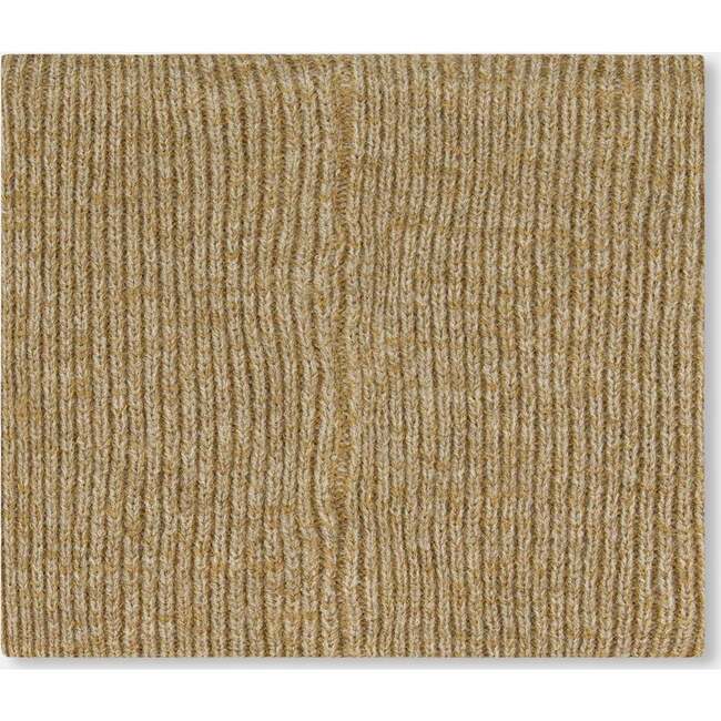 Mid-Season Braided Rib Knit Neck Warmer, Taupe - Scarves - 3