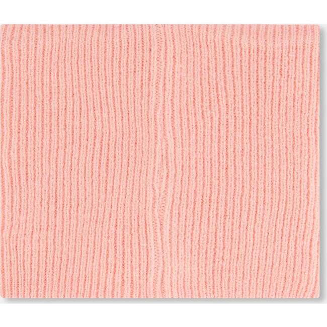 Mid-Season Braided Rib Knit Neck Warmer, Pink - Scarves - 3