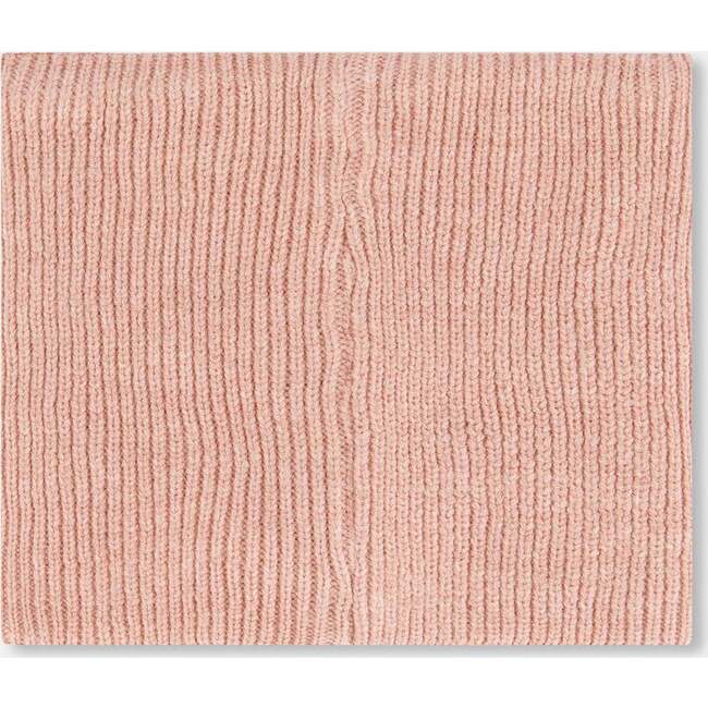 Mid-Season Braided Rib Knit Neck Warmer, Dusty Pink - Scarves - 2