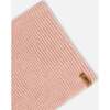 Mid-Season Braided Rib Knit Neck Warmer, Dusty Pink - Scarves - 3