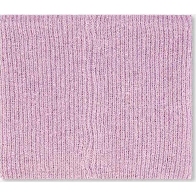 Mid-Season Braided Rib Knit Neck Warmer, Lilac - Scarves - 3