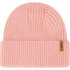 Mid-Season Braided Rib Knit Hat, Pink - Hats - 1 - thumbnail