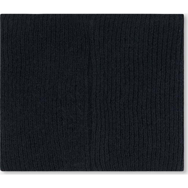 Mid-Season Braided Rib Knit Neck Warmer, Black - Scarves - 2