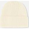 Mid-Season Braided Rib Knit Hat, Off-White - Hats - 4