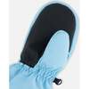 Micro-Fiber Lined Solid Mittens, Air Blue - Gloves - 5