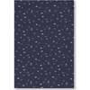 Pine Print Muslin Blanket, Blue - Blankets - 2