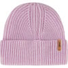 Mid-Season Braided Rib Knit Hat, Lilac - Hats - 1 - thumbnail