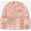 Mid-Season Braided Rib Knit Hat, Dusty Pink - Hats - 3