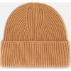 Mid-Season Braided Rib Knit Hat, Brown Pink - Hats - 3