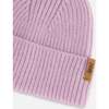 Mid-Season Braided Rib Knit Hat, Lilac - Hats - 4