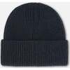 Mid-Season Braided Rib Knit Hat, Black - Hats - 4