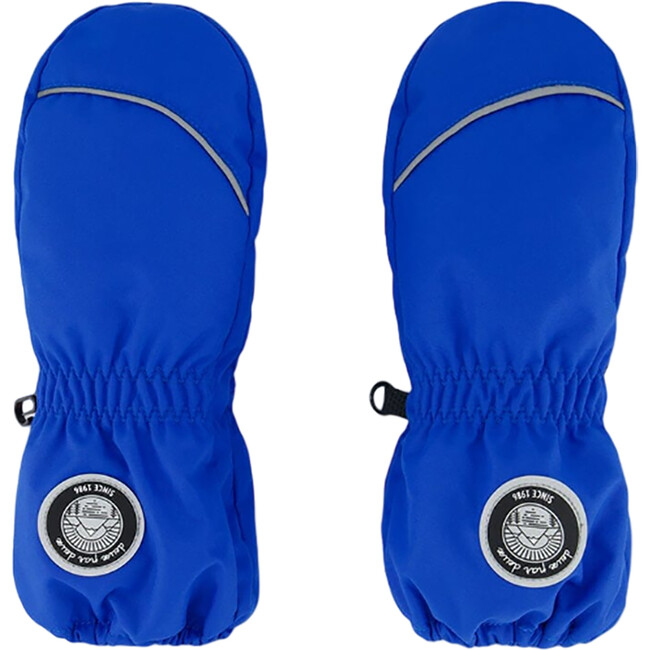 Micro-Fiber Lined Solid Mittens, Royal Blue