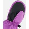 Micro-Fiber Lined Solid Mittens, Purple - Gloves - 5