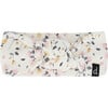 Flowers Print Organic Cotton Headband, Cream - Bows - 1 - thumbnail