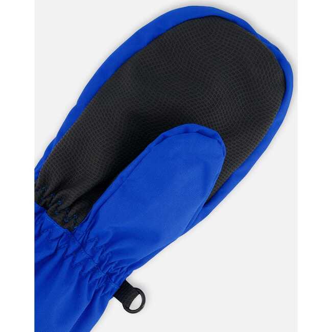 Micro-Fiber Lined Solid Mittens, Royal Blue - Gloves - 5