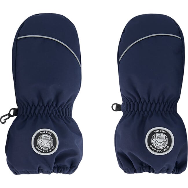 Micro-Fiber Lined Solid Mittens, Navy