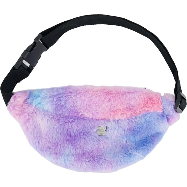 Faux Fur Adjustable Waist Strap Fanny Bag, Multicolors