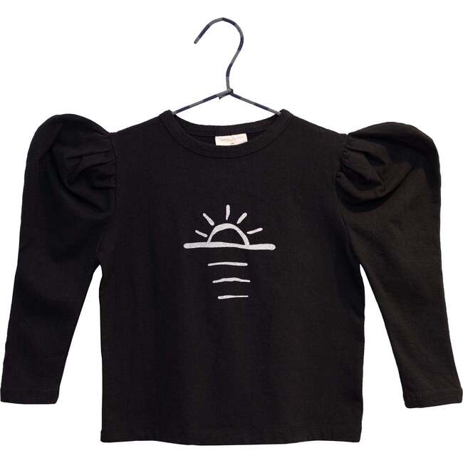 Long Sleeve Tee - Puffy Sleeve,  Black