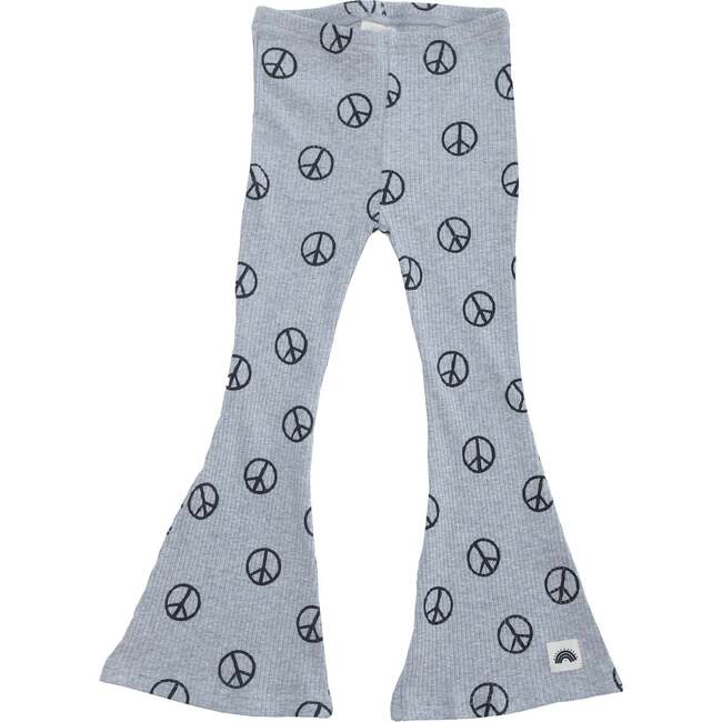 Flared Leggings, Grey Peace