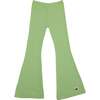 Flared Leggings, Neon Green - Leggings - 1 - thumbnail