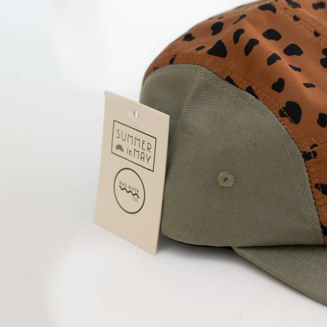 Five-Panel Hat,  Green/Cheetah - Hats - 2