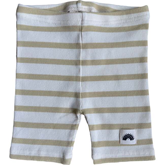 Cycle Short, Olive Stripes