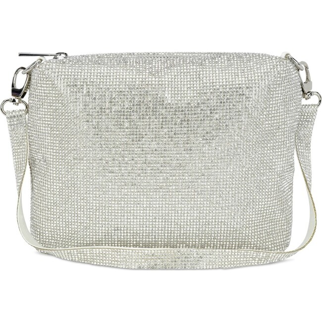 White Crystal Crossbody Bag