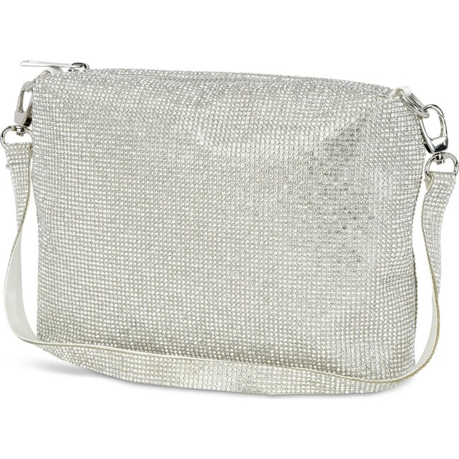 White Crystal Crossbody Bag - Bags - 2