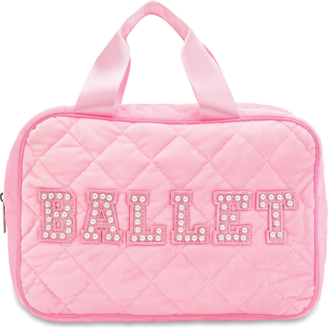 Ballet Quilted Large Cosmetic  Bag